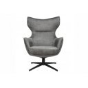 VOGUE design bársony fotel - szürke