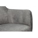 VOGUE design bársony fotel - szürke