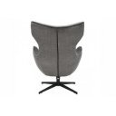 VOGUE design bársony fotel - szürke