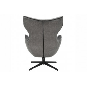 VOGUE design bársony fotel - szürke