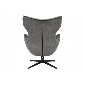 VOGUE design bársony fotel - szürke