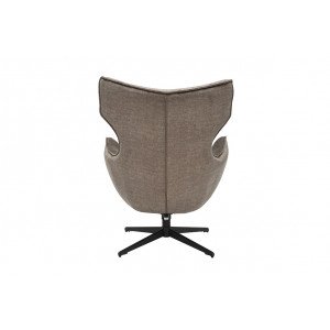 VOGUE design bársony fotel - taupe