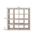 CRAFTER modern mangófa polc - 160cm