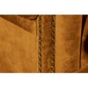 CHESTER bársony kanapé - 205cm - mustár