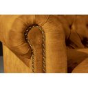 CHESTER bársony kanapé - 205cm - mustár