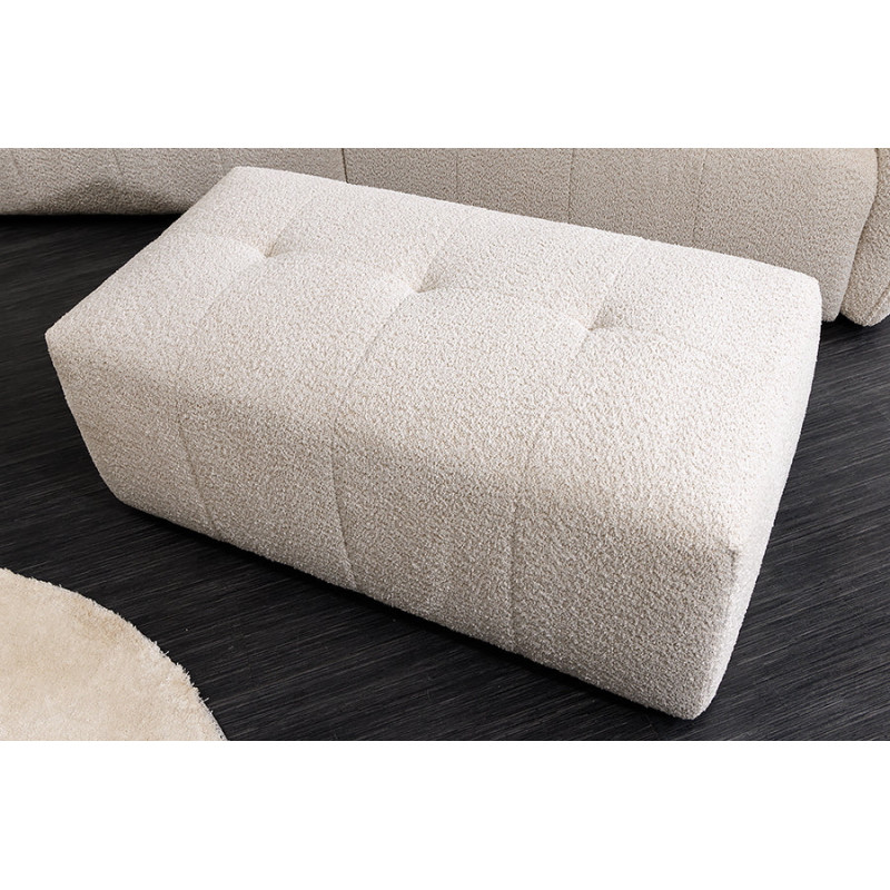 ROYAL design boucle puff - beige