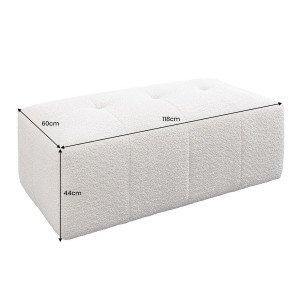 ROYAL design boucle puff - beige