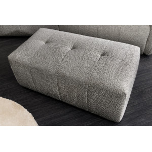 ROYAL design boucle puff - szürke INVICTA