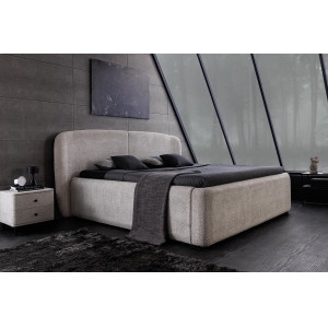 ART DECO exkluzív boucle ágykeret - 180x200cm - szürke