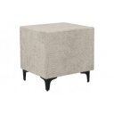 ART DECO exkluzív boucle éjjeliszekrény - szürke