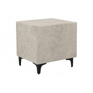 ART DECO exkluzív boucle éjjeliszekrény - szürke