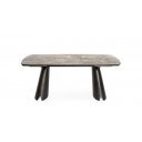 PATAGONIA design kerámia bővíthető étkezőasztal - 180-260cm - szürke