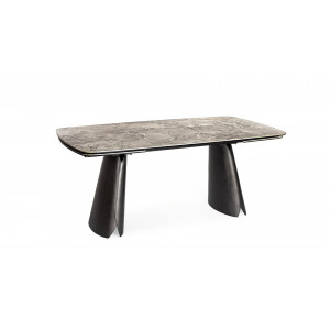 PATAGONIA design kerámia bővíthető étkezőasztal - 180-260cm - szürke