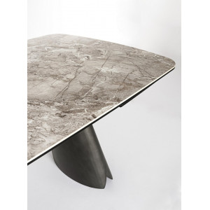 PATAGONIA design kerámia bővíthető étkezőasztal - 180-260cm - szürke