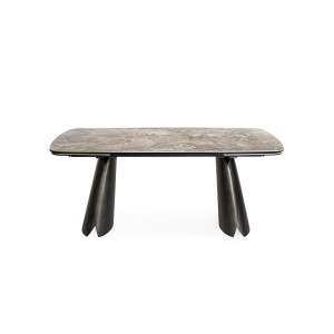 PATAGONIA design kerámia bővíthető étkezőasztal - 180-260cm - szürke