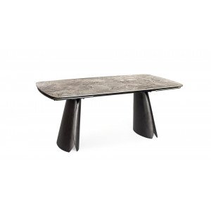 PATAGONIA design kerámia bővíthető étkezőasztal - 180-260cm - szürke
