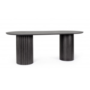 ORISSA BLACK mangófa étkezőasztal - 200cm