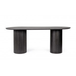 ORISSA BLACK mangófa étkezőasztal - 200cm