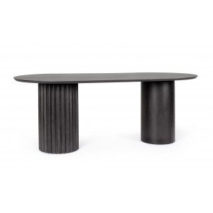 ORISSA BLACK mangófa étkezőasztal - 200cm