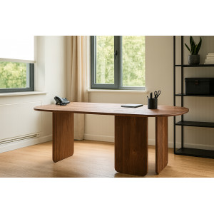 NAYANA tömör akác íróasztal - 180cm BIZZOTTO