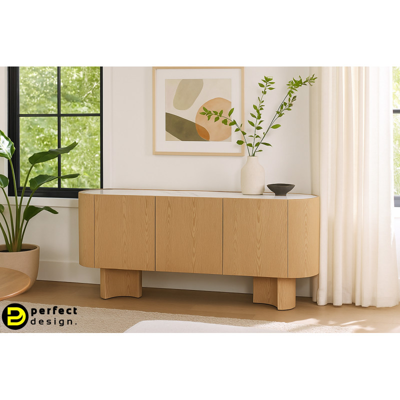 LUNARA prémium tölgy komód - 200cm LUNARA prémium tölgy komód - 200cm