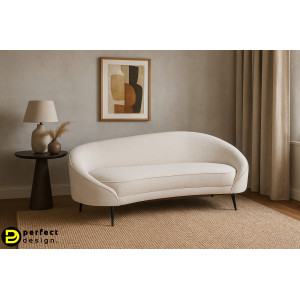 ELORIA exkluzív kanapé - fehér - 183cm BIZZOTTO