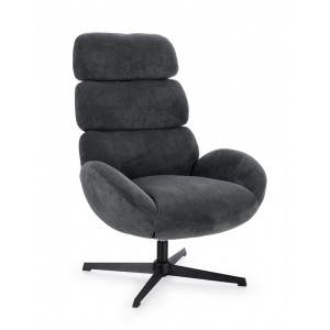 VIOLANTE design fotel - fekete BIZZOTTO