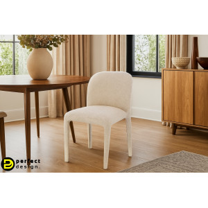 NOVERA modern boucle szék - beige/terrakotta/szürke/zöld