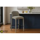 NOVERA modern boucle bárszék - beige/terrakotta/szürke/zöld