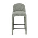 NOVERA modern boucle bárszék - beige/terrakotta/szürke/zöld