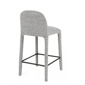 NOVERA modern boucle bárszék - beige/terrakotta/szürke/zöld