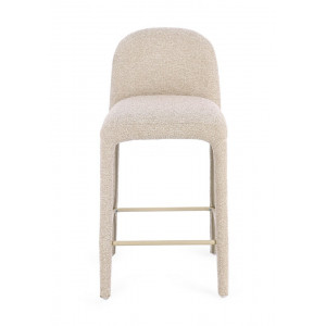 NOVERA modern boucle bárszék - beige/terrakotta/szürke/zöld