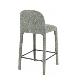 NOVERA modern boucle bárszék - beige/terrakotta/szürke/zöld