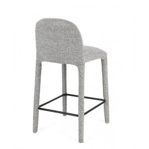 NOVERA modern boucle bárszék - beige/terrakotta/szürke/zöld