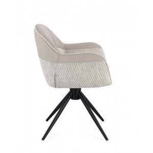 ISOTTA modern szék - beige/szürke