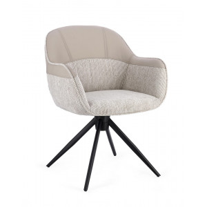 ISOTTA modern szék - beige/szürke