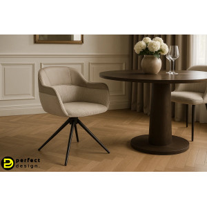 ISOTTA modern szék - beige/szürke