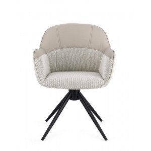 ISOTTA modern szék - beige/szürke