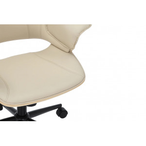 MANHATTEN design forgószék - beige/tölgy