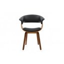 ORGANIC design szék - fekete/dió