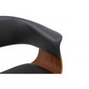 ORGANIC design szék - fekete/dió