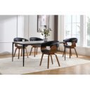 ORGANIC design szék - fekete/dió