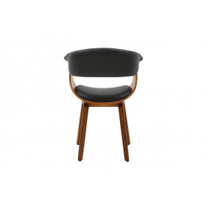 ORGANIC design szék - fekete/dió