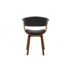 ORGANIC design szék - fekete/dió