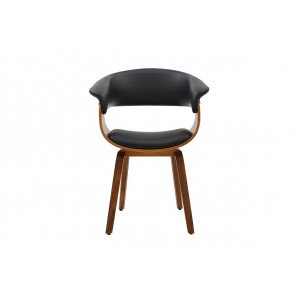 ORGANIC design szék - fekete/dió