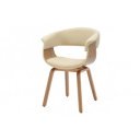 ORGANIC design szék - beige/tölgy