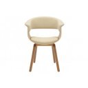 ORGANIC design szék - beige/tölgy