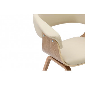 ORGANIC design szék - beige/tölgy