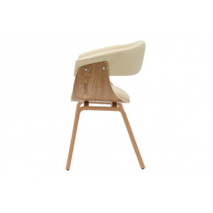 ORGANIC design szék - beige/tölgy