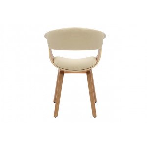 ORGANIC design szék - beige/tölgy